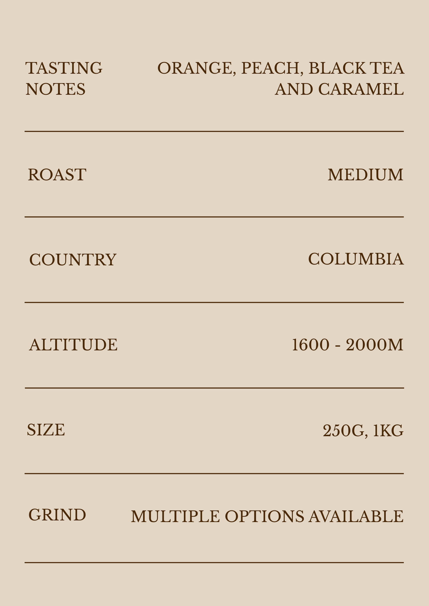 Columbia - Subscription
