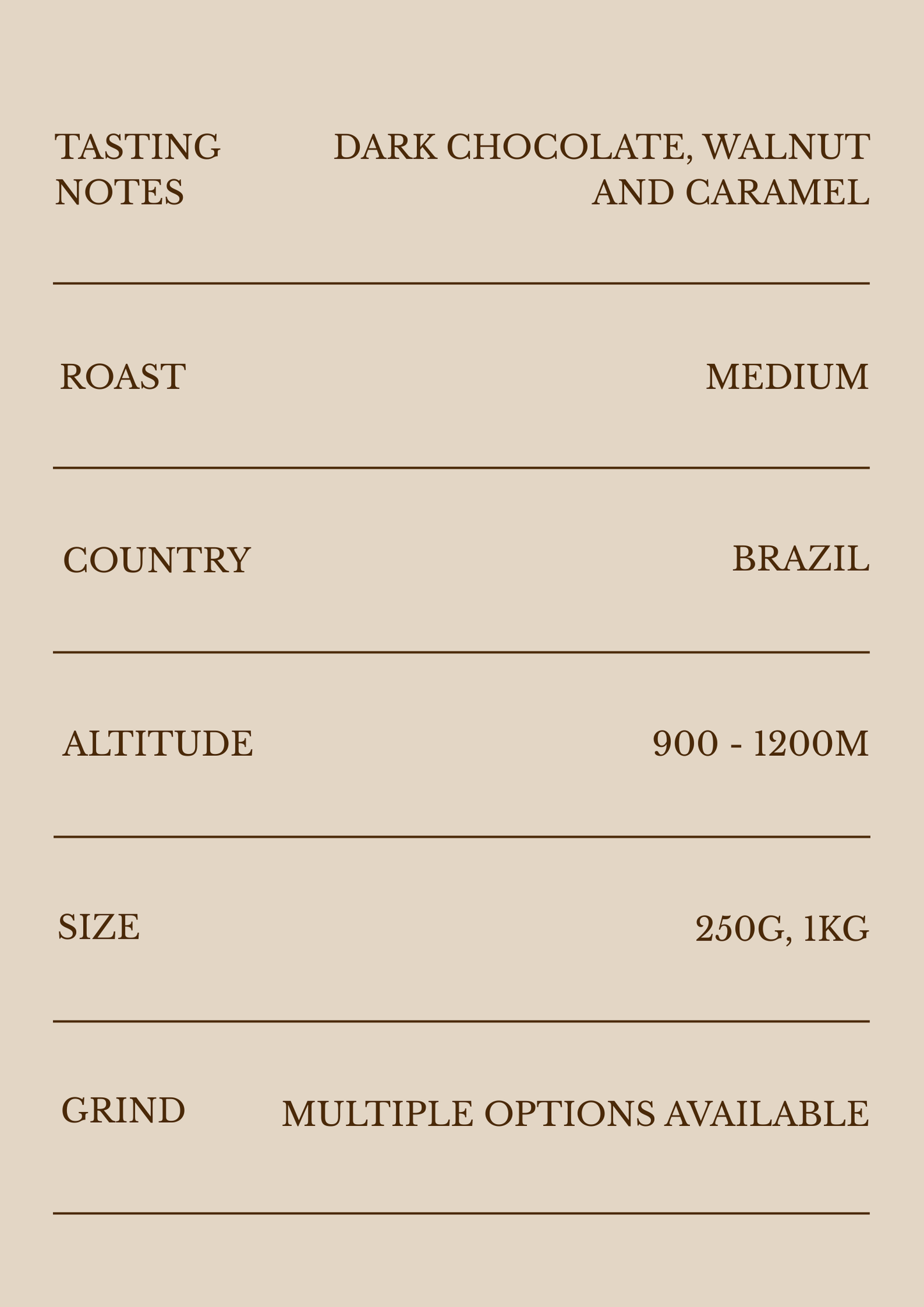 Brazilian Decaf